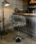 Leopard print bar stools