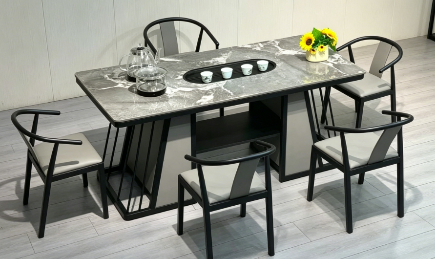 tea table with induction