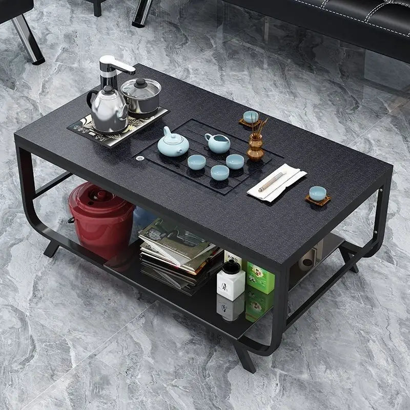 Internet celebrity rock slab kung fu tea table office commercial household living room simple multi-functional coffee table tea
