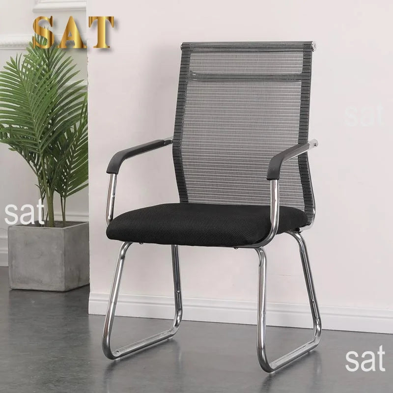 / Factory Direct Sale Bow-Shaped Mesh Office Visitors Chair Thickened PP Material boss Executive Chair