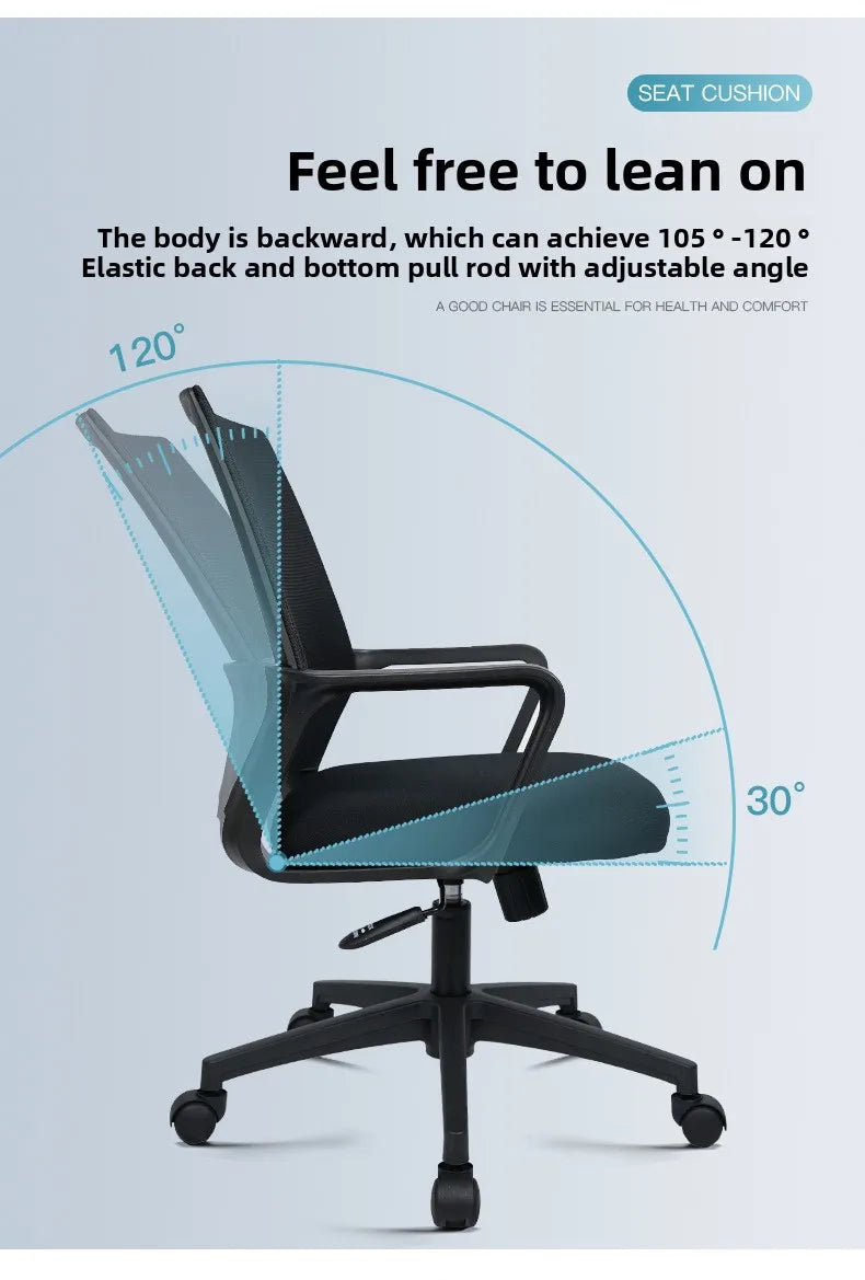 Mesh Computer Chair Office Chair Bow Chair Staff Chair Sitting Not Tired Lifting Swivel Chair