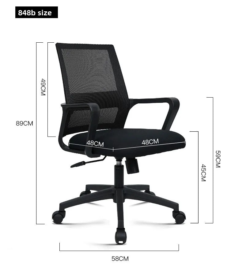 Mesh Computer Chair Office Chair Bow Chair Staff Chair Sitting Not Tired Lifting Swivel Chair