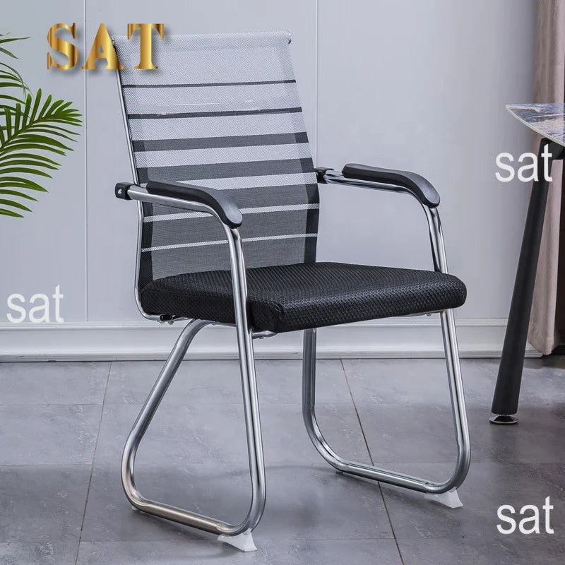 / Factory Direct Sale Bow-Shaped Mesh Office Visitors Chair Thickened PP Material boss Executive Chair