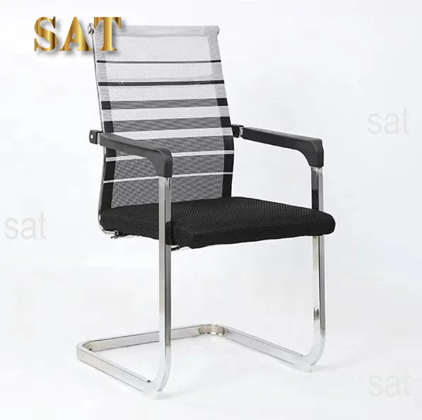 / Factory Direct Sale Bow-Shaped Mesh Office Visitors Chair Thickened PP Material boss Executive Chair