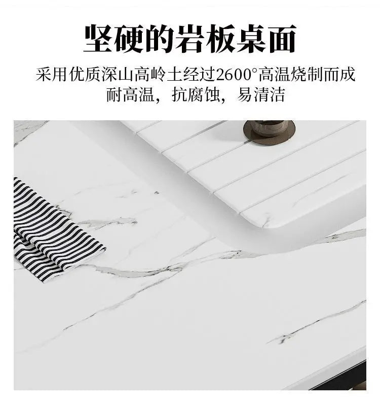 Internet celebrity rock slab kung fu tea table office commercial household living room simple multi-functional coffee table tea